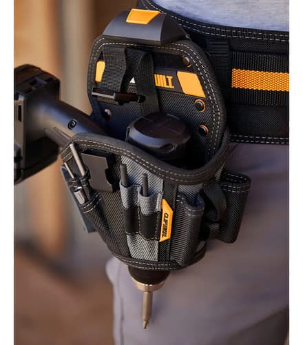 Bolsa De Herramientas Para Taladro 13 Bolsillos Toughbuilt Negro