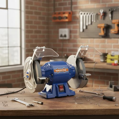 Amoladora De Banco 6 150mm 2900rpm 200w Wadfow Azul 220v