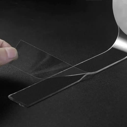 Cinta Adhesiva Doble Faz Transparente De Polipropileno Para Manualidades