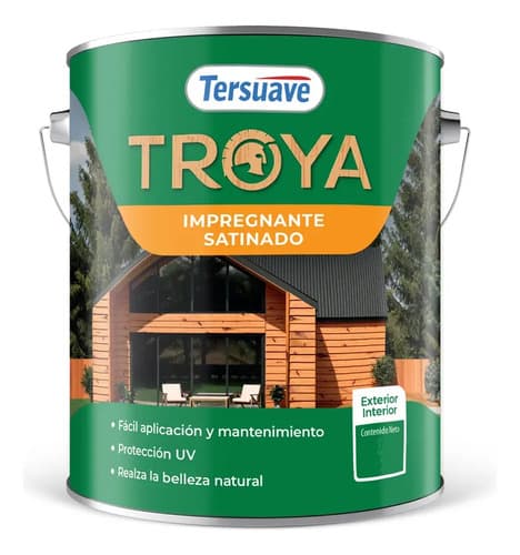 Tersuave Impregnante Protector Troya Satinado 1 Lts - Mix Color Cristal