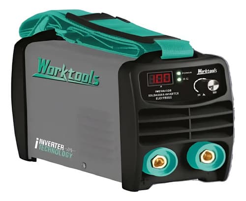 Soldadora Inverter Electrodo 100amp Worktool Gris