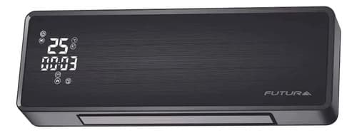 Caloventilador Convector Calefactor Eléctrico De Pared Futura Fut-cw2000b Negro