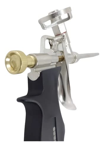 Pistola Aplicadora De Espuma Rothoblaas Flyfoam Ergonómica Para Poliuretano Negra