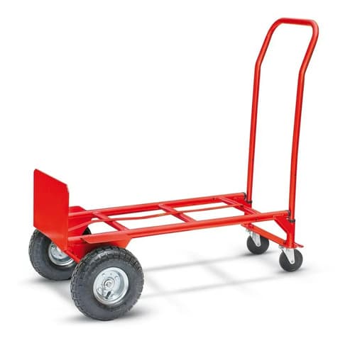 Carro Carrito Equus 2 Posiciones Con Ruedas Reforzado Rojo