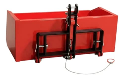 Caja De Transporte Agrícola 4t Equus Rojo Rojo