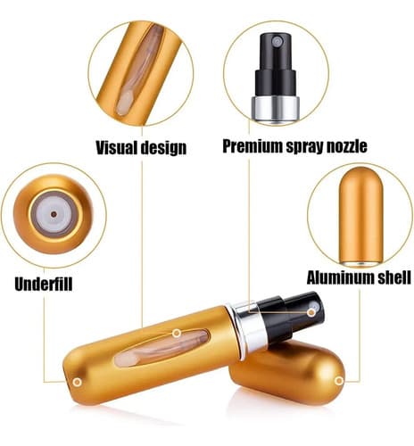 Mini Botella Atomizadora De Perfume Portátil Recargable Ax