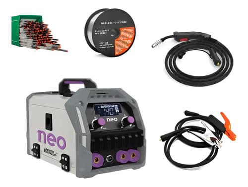 Soldadora Mig Flux Inverter Mma Tig 140a Neo Next Fx140 Pro Gris