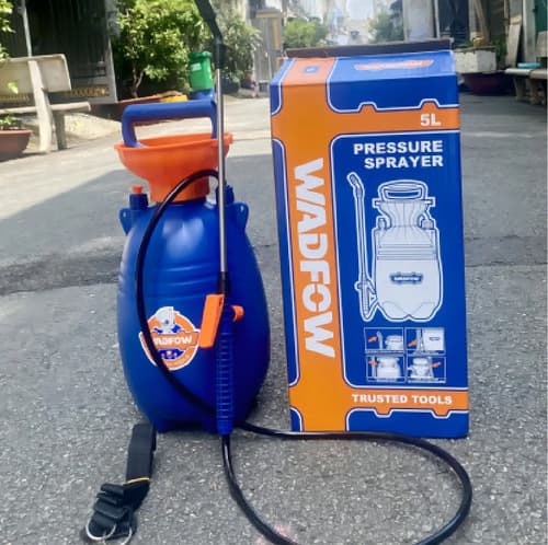 Pulverizador Fumigador 5l Wadfow Wrs1550 Color Azul