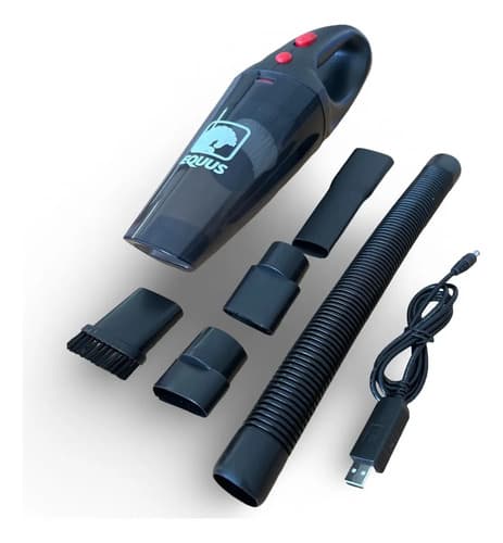 Aspiradora De Auto Equus A Bateria Negro