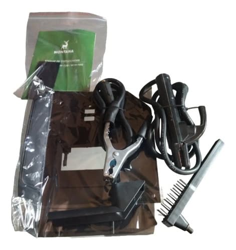 Soldadora Inverter Montana 200a, Con Sus Pinzas, Accesorios Verde