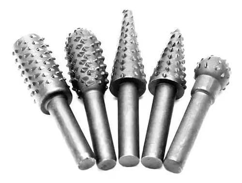Kit Brocas Madera 1/4 5 Piezas Makawa Escofina Rotativa Mk-1024