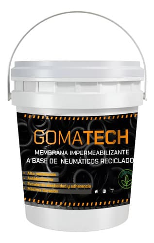 Membrana Liquida Base Neumaticos Reciclados Gomatech Blanco
