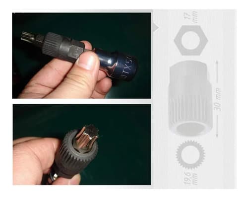 Dado Extractor Polea Alternador - 33 Dientes | Eurotech