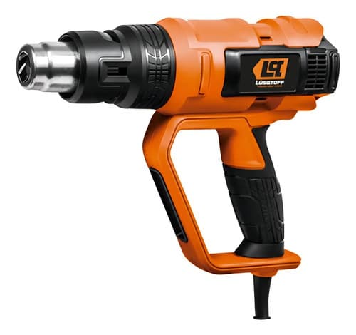 Pistola De Calor 2000w 50o A 600oc + 4 Boquillas Lusqtoff Naranja Oscuro