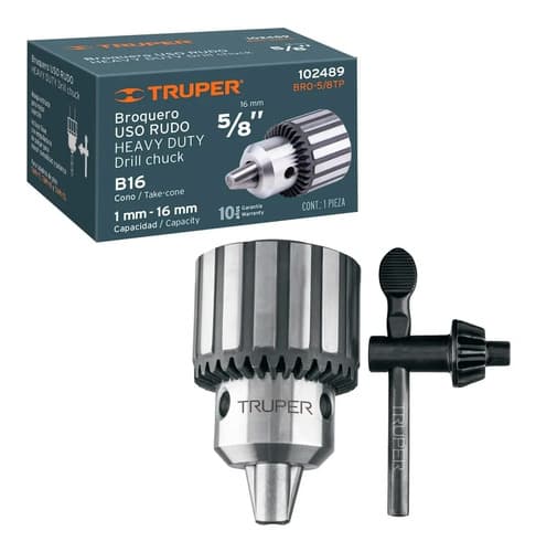 Broquero De 5/8'' Para Taladro De Banco, Truper, 102489