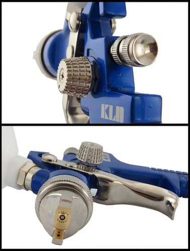 Pistola Eléctrica Para Pintar Gravedad Kld Kld3025 De 600ml