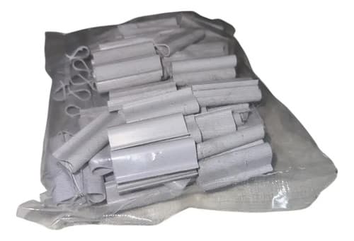 Cinta Cubre Cerco Rejas Premium Rollo Incluye Clips Colores Blanco