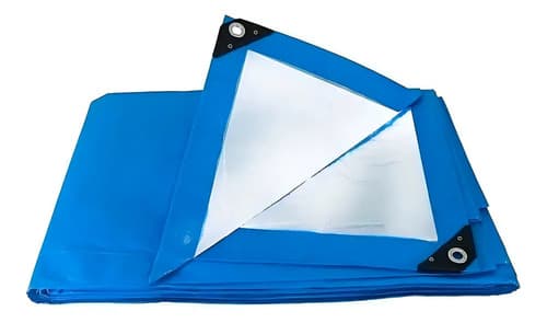 Lona Toldo Impermeable Premium 4x3 Uv Reforzada Camping Azul