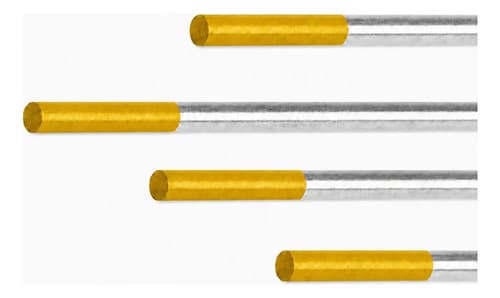 Electrodo De Tungsteno De 2,4 Mm Para Soldadura Mixandi Tig A 2.4 Unidades De Oro 2.4 Dorado