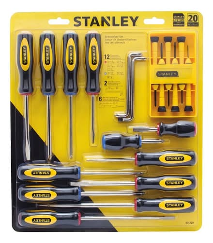Set De Juego Destornilladores 20 Pz Stanley Stmt60220