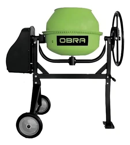 Mezcladora De Hormigón Obra 73l 350w Modelo Mc873/25 Verde Claro