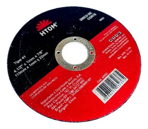 50 Discos De Corte, 4 1/2, Acero Inoxidable, Metal Fino, Amoladora De 1 Mm