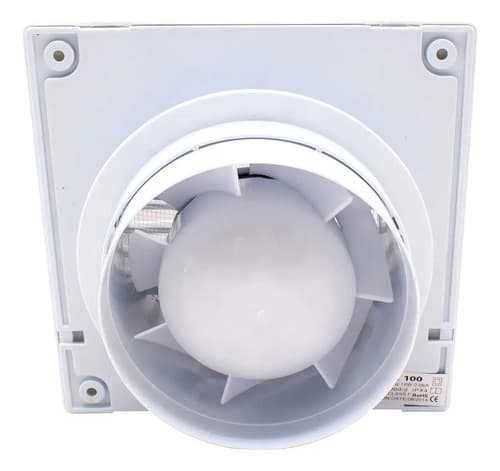 Extractor Aire Cocina Baño Aircol Lh-1991 Blanco Diámetro 100mm