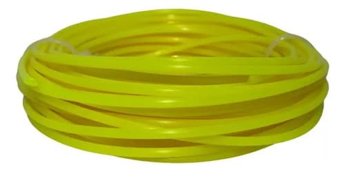 Repuesto Tanza Redonda Bordeadora Desmalezadora 3 Mm 15 Mts Color Amarillo
