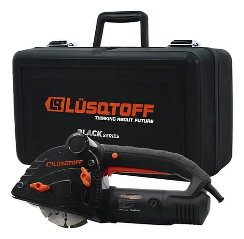 Acanaladora Pared Lusqtoff 1500w 2 Disco Maletín Accesorios Color Negro Frecuencia 50 Hz