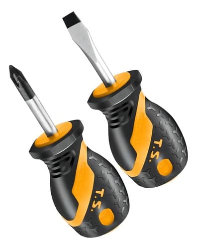 Juego 2 Destornilladores Cortos 38 Mm Tolsen 20181