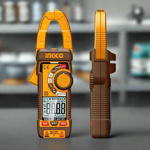 Pinza Amperimétrica Digital Ingco Dcm62001 400a