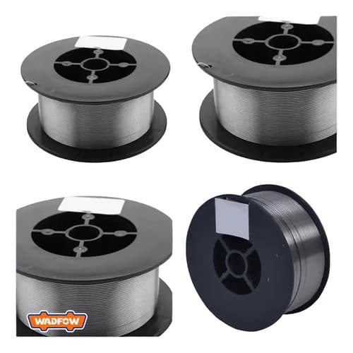 Alambre Para Soldar 0,8mm 1kg Wadfow Wsfc08012 Color Platead Plateado