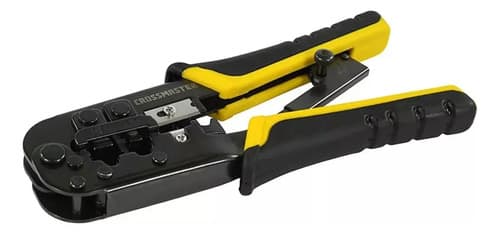 Pinza Crimpeadora Pela Y Corta Cable Crossmaster Con Crique