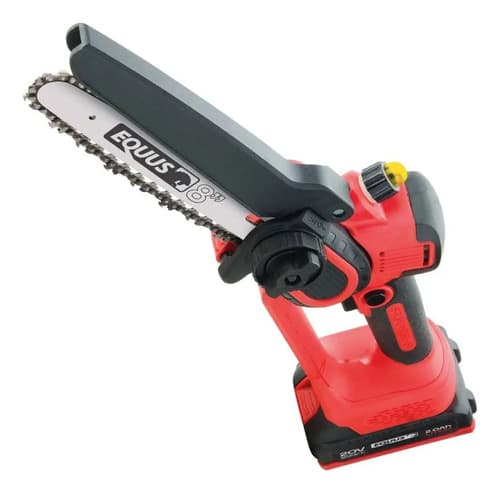 Mini Motosierra 8  Equus Inalambrica 20v Brushless Maletin Rojo