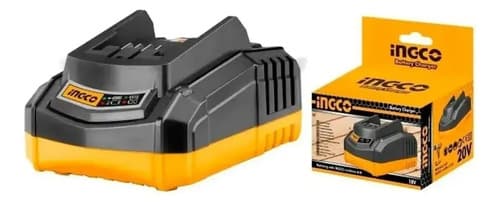 Taladro Atornillador Percutor Impacto 20v Ingco 2 Baterias Amarillo 50