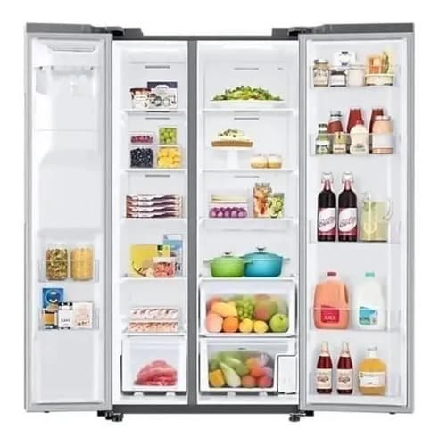 Heladera Side By Side Spacemax 716l Rs27t5200s9 Color Refined Inox
