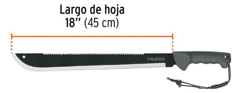 Machetes Truper Doble Funcion Con Funda Mach-18x