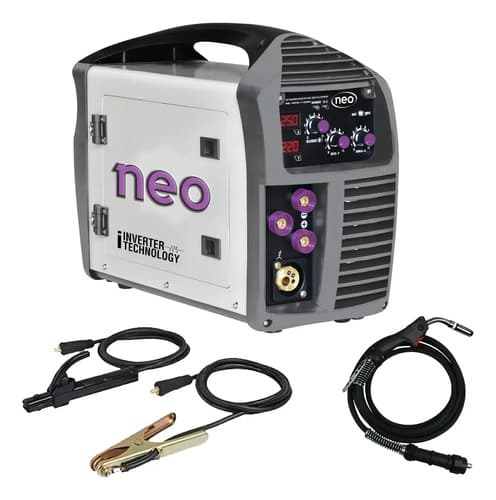 Soldadora Mig Mag Electrodo 250a Neo Sin Gas Ime10250/1/220m Gris