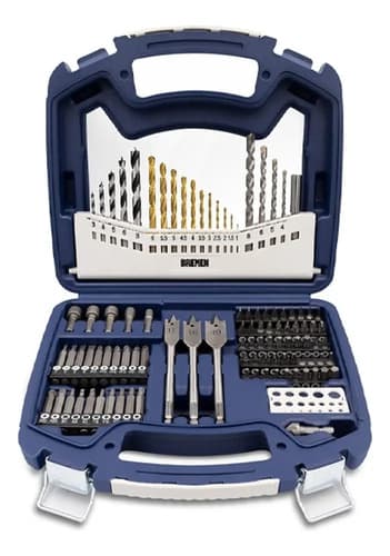 Set Kit Bremen 101 Pz Mechas Puntas Paleta Titanio 7727