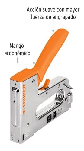 Truper Et-50 Engrapadora Clavadora Grapas Profesional