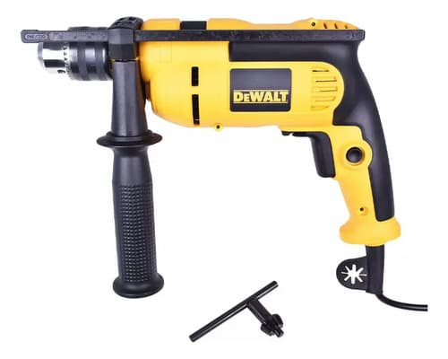 Taladro De Impacto Reversible Dewalt Dwd502 De 1/2 710 W, 13 Mm, Color Amarillo