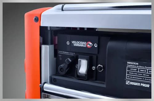 Cepilladora De Banco 330mm Dowen Pagio Profesional 9992934 Naranja