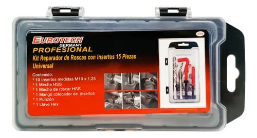Insertos De Rosca - M10 X 1.25 - 15 Pcs | Eurotech
