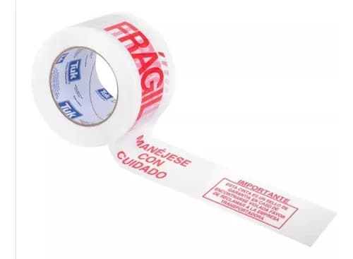 Pack 3 Cintas Adhesivas Empaque Frágil Tuk 48 Mm X 150 M