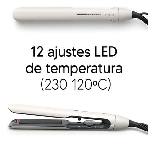 Planchita De Pelo Philips 5000 Series Bhs515/00 Blanca
