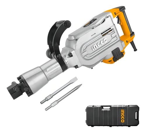 Martillo Demoledor Ingco 1700w 50j 16kg . Pdb17008 - Smf Color Gris