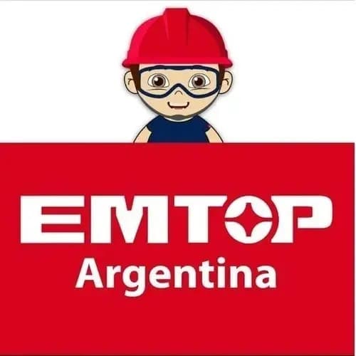 Emtop Modelo Elht20018 Cortacerco Inalambrico 45cm 18 PuLG A Sin Bateria A Rojo