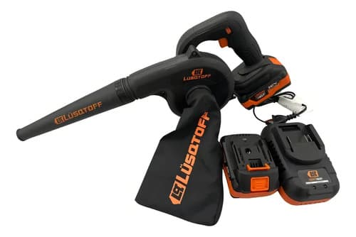 Sopladora Inalambrica Lusqtoff 2 Baterias Black Series Color Negro