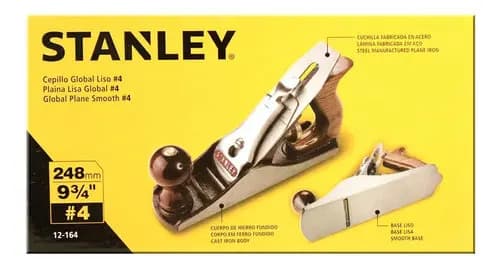 Cepillo De Carpintero Stanley Global Nº4 12164