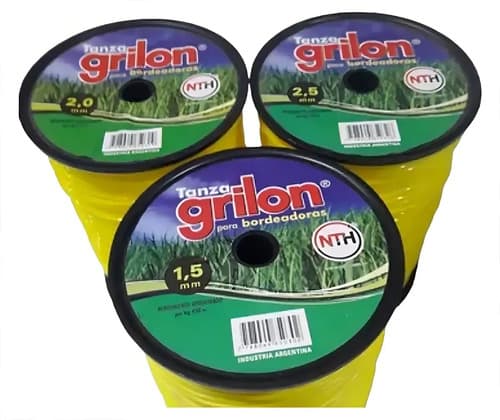 Tanza Grilon 3mm Redonda Desmalezadora O Motoguadaña X 1kg Color Amarillo